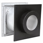 7" Ventis Class-A All Fuel Chimney Galvanized Wall Pass-Thru Thimble Non-Insulated - VA-WPT07