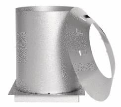 8" Ventis Class-A All Fuel Chimney Galvanized Attic Insulation Shield - VA-AIS08