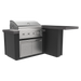Videl 72" Alta-L Complete BBQ Island (Right) — Powder Coated