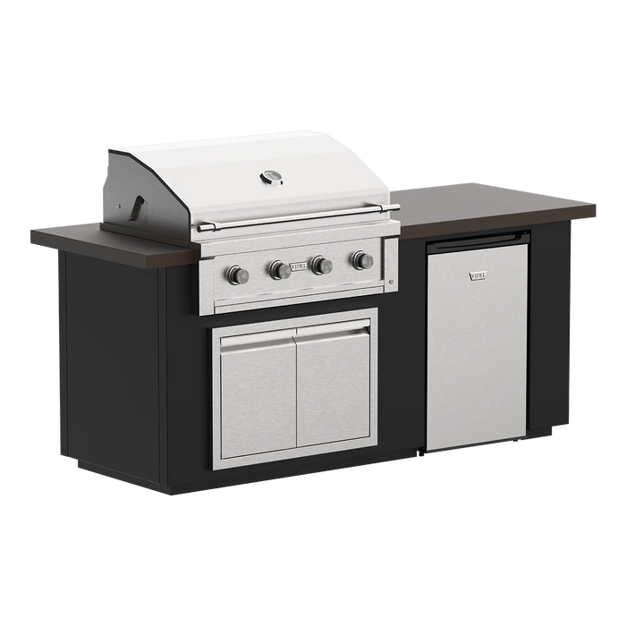Videl 84" Alta-I Complete BBQ Island — Powder Coated