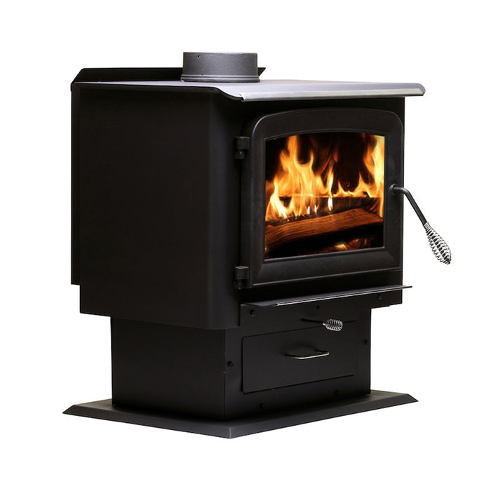 Ashley Hearth AW2020-P 2,000 Sq Ft EPA Certified Wood Stove — flame
