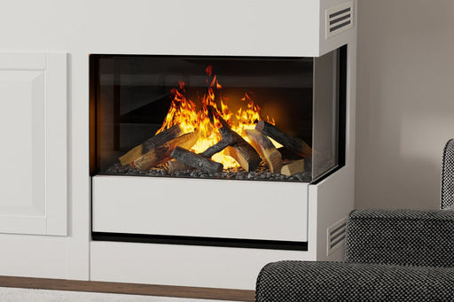 Dimplex Optimyst Aura installed in a living room