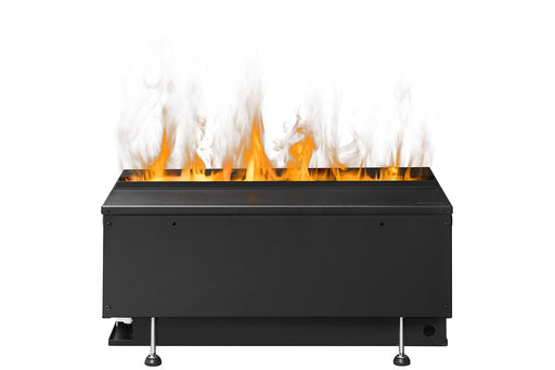 Dimplex Optimyst RGB Cassette, front view with natural flame