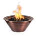 The Outdoor Plus Cazo Hammered Copper 24" Gas Fire Bowl