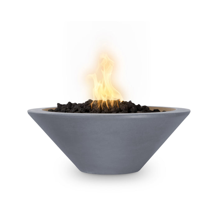 The Outdoor Plus Cazo Concrete 31" Gas Fire Bowl - Gray