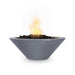 The Outdoor Plus Cazo Concrete 24" Gas Fire Bowl - Gray