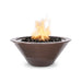 The Outdoor Plus Cazo Powder Coat 24" Gas Fire Bowl - Copper Vein