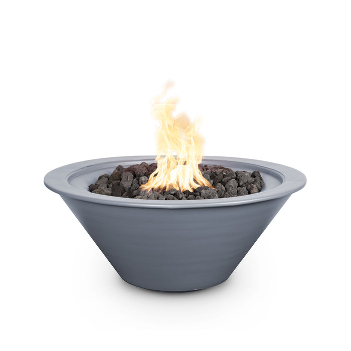The Outdoor Plus Cazo Powder Coat 24" Gas Fire Bowl - Gray
