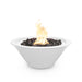 The Outdoor Plus Cazo Powder Coat 24" Gas Fire Bowl - White