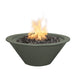 The Outdoor Plus Cazo Powder Coat 24" Gas Fire Bowl - Olive Green