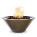 The Outdoor Plus Cazo Powder Coat 24" Gas Fire Bowl - Gold Vein