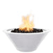 The Outdoor Plus Cazo Powder Coat 36" Gas Fire Bowl - White Vein