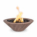 The Outdoor Plus Cazo Wood Grain 24" Gas Fire Bowl - Oak