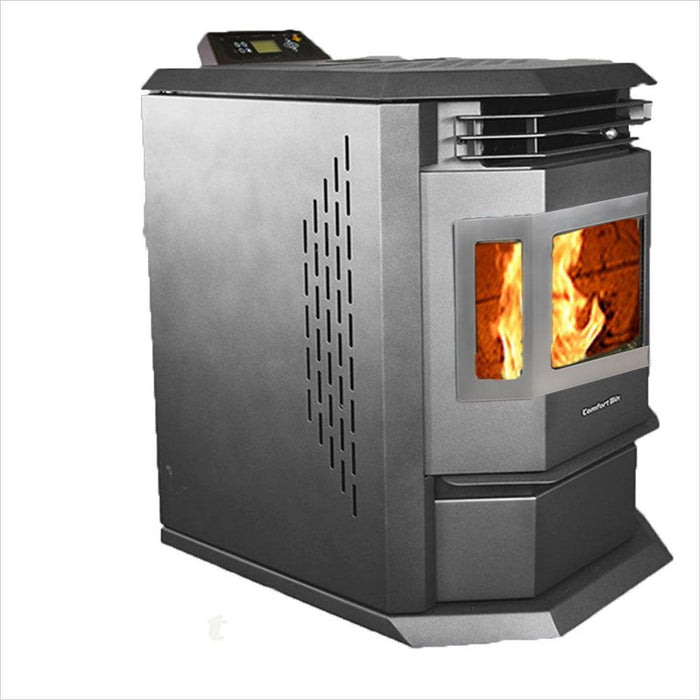 ComfortBilt HP22-SS Pellet Stove - Black with Stainless Steel Trim