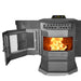 ComfortBilt HP22-SS Pellet Stove - Black with Stainless Steel Trim