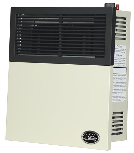 Ashley Hearth DVAG11N 11,000 BTU direct vent natural gas wall heater — left three-quarter angle view