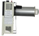 Ashley Hearth DVAG11N 11,000 BTU direct vent natural gas wall heater — left side view showing the direct vent pipe