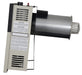 Ashley Hearth DVAG17N 17,000 BTU direct vent natural gas wall heater — left side view showing the direct vent pipe