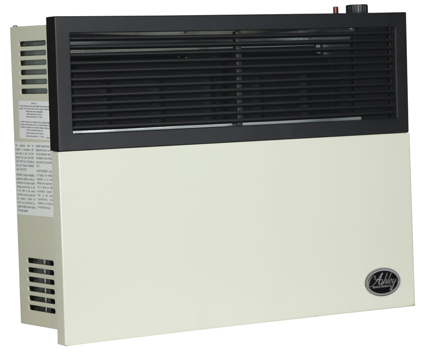 Ashley Hearth DVAG17N 17,000 BTU direct vent natural gas wall heater — right three-quarter angle view