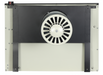 Ashley Hearth DVAG17 direct vent wall heater - rear panel view showing vent blower housing and mounting bracket