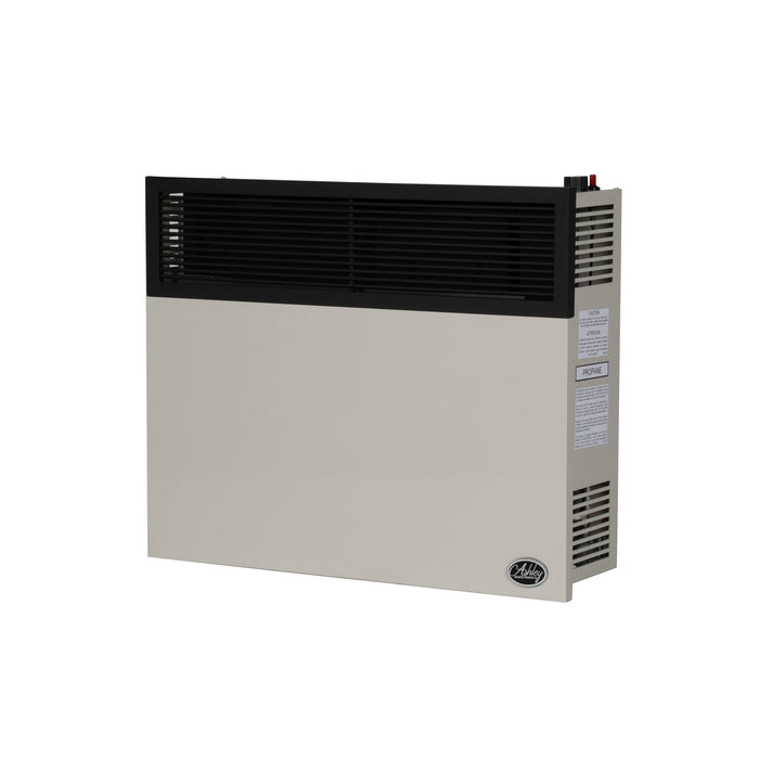 Ashley Hearth DVAG30N 25,000 BTU direct vent natural gas wall heater — right three-quarter angle view