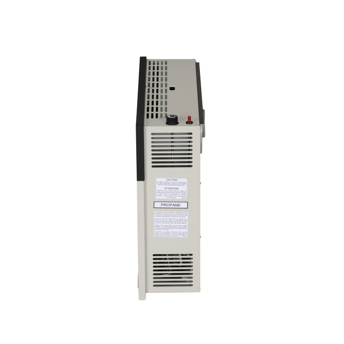 Ashley Hearth DVAG30N 25,000 BTU direct vent natural gas wall heater — right side view