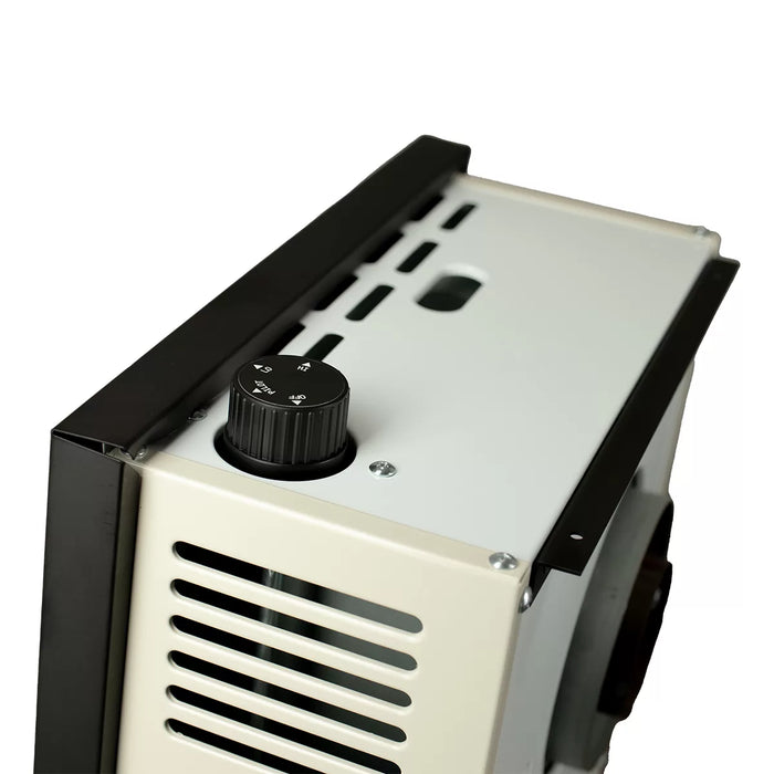 Ashley Hearth DVAG8N 8,000 BTU direct vent natural gas wall heater — close-up of the top mounted control knob and igniter