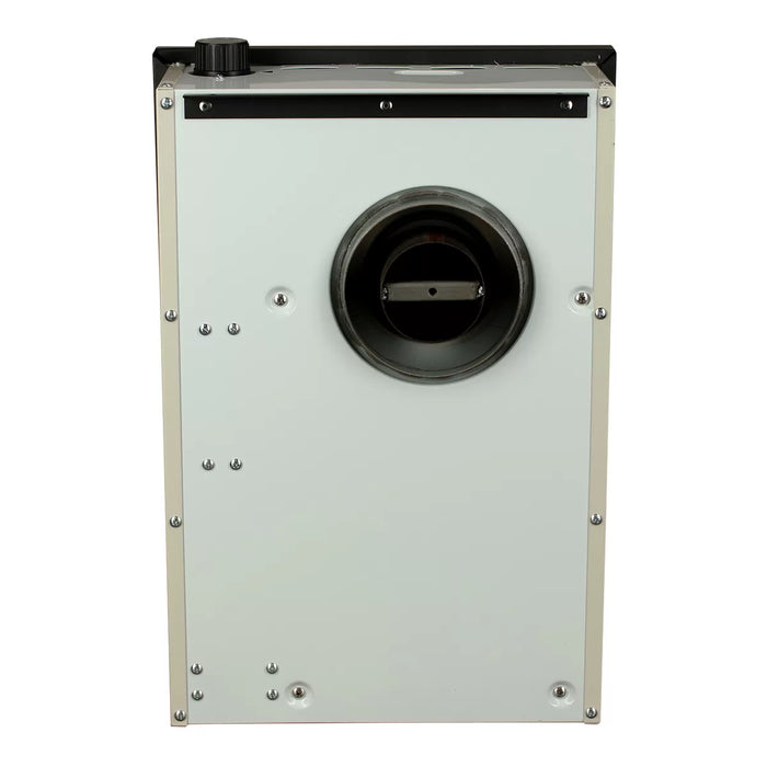 Ashley Hearth DVAG8N 8,000 BTU direct vent natural gas wall heater — rear view showing the vent outlet and mounting bracket