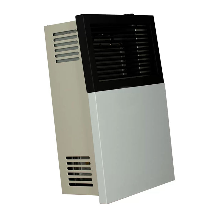 Ashley Hearth DVAG8N 8,000 BTU direct vent natural gas wall heater — right three-quarter angle view