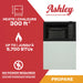 Ashley Hearth DVAG8L 8,000 BTU direct vent propane wall heater — heats up to 300 sq ft, no electricity required