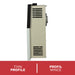 Top mounted control knob and igniter on the Ashley Hearth DVAG8N 8,000 BTU direct vent natural gas wall heater
