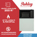 Ashley Hearth DVAG8N 8,000 BTU direct vent natural gas wall heater — heats up to 300 sq ft, no electricity required