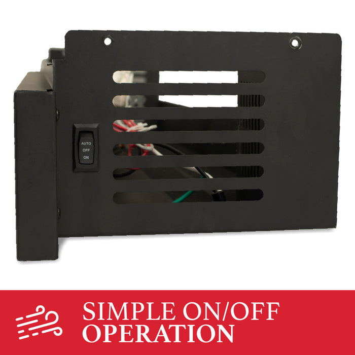 DVB25 simple on/off rocker switch close-up