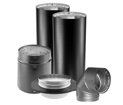DuraVent DVL 6" x 6" Double-Wall Black Pipe