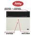 Ashley Hearth DVAG17L 17,000 BTU direct vent propane wall heater feature overview: matchless igniter, top mounted temperature control, sealed combustion system and included venting kit