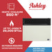 Ashley Hearth DVAG30N 25,000 BTU direct vent natural gas wall heater — heats up to 850 sq ft, no electricity required