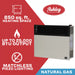 Ashley Hearth DVAG30N 25,000 BTU direct vent natural gas wall heater — heats up to 850 sq ft, no electricity required