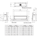 Majestic Echelon II 60 dimensions diagram