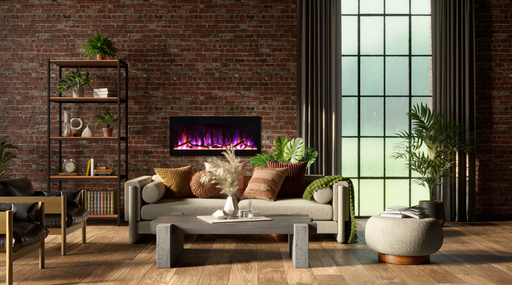 Amantii Evolution linear fireplace lifestyle