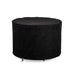 Flame Havens Refuge 36" Round Propane Fire Pit, 24" Tall, Tank Drawer