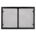 Majestic Grand Vista 100 black cabinet-style mesh doors for Biltmore 50