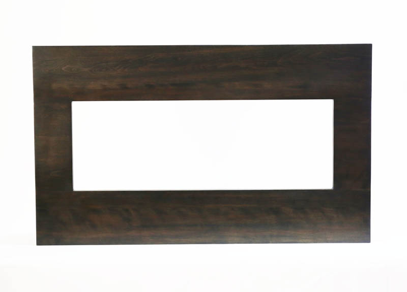 Amantii birch mantel surround in Gray Bark finish