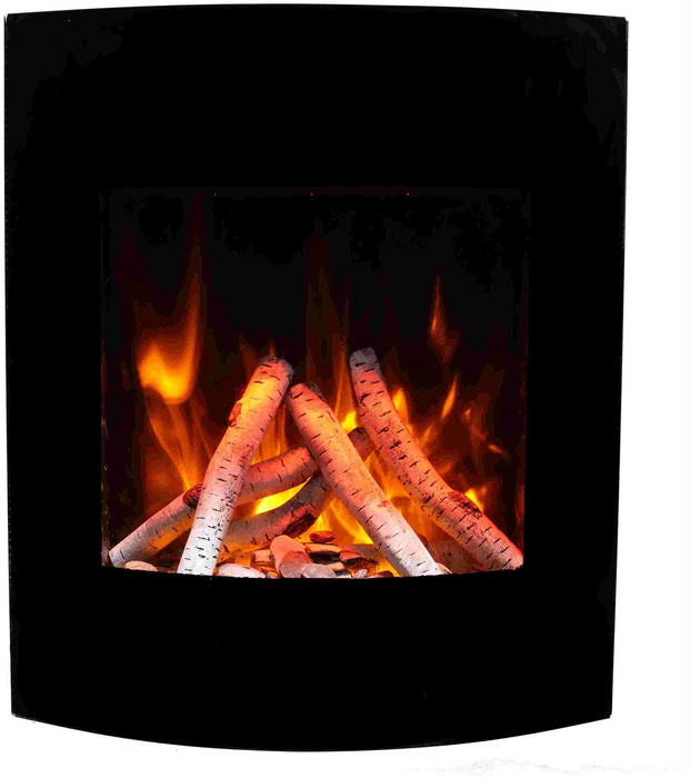 Amantii WM-BI-2428-VLR-BG wall mount Smart Electric Fireplace