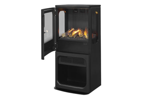Dimplex Optimyst Mapleton with door open