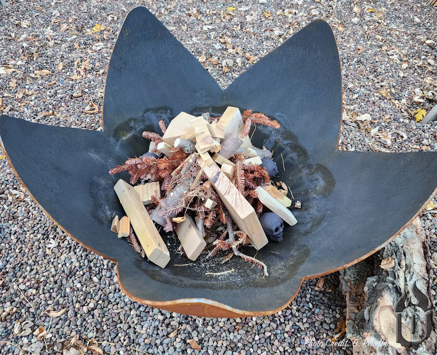 Ohio Flame Fire Flower Artisan Fire Bowl — view 10