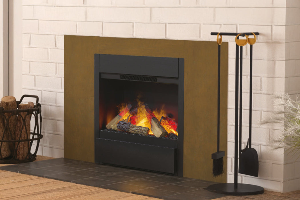 Dimplex Optimyst Revive installed in an existing hearth