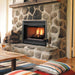Majestic Sovereign wood burning fireplace installed room setting