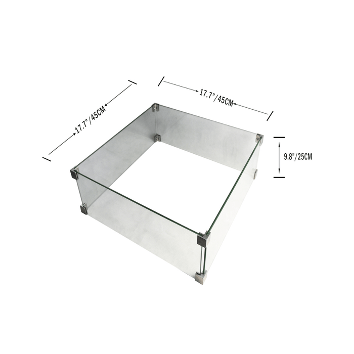 Elementi Wind Screen for Fire Tables