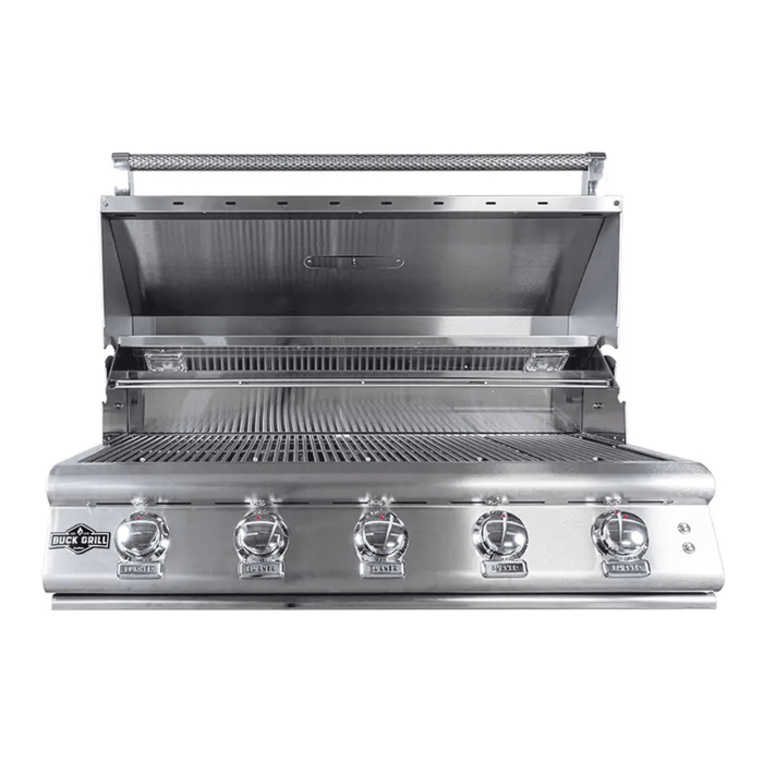 Buck Grill 5-Burner 40" Gas Grill With Portable Cart