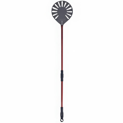 WPPO 7 inch Round Pro Turning Pizza Peel with Break-Down Handle - WKRP-01